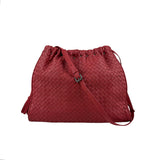 bottega veneta intrecciato leather shoulder bag front