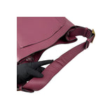 Burberry Burgundy Pebbled Leather Elmstone Shoulder Bag