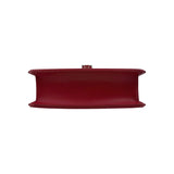 Bvlgari Leather Serpenti Diamond Red Shoulder Bag