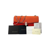 Bvlgari Serpenti Forever Shoulder Bag Leather and Stingray Medium