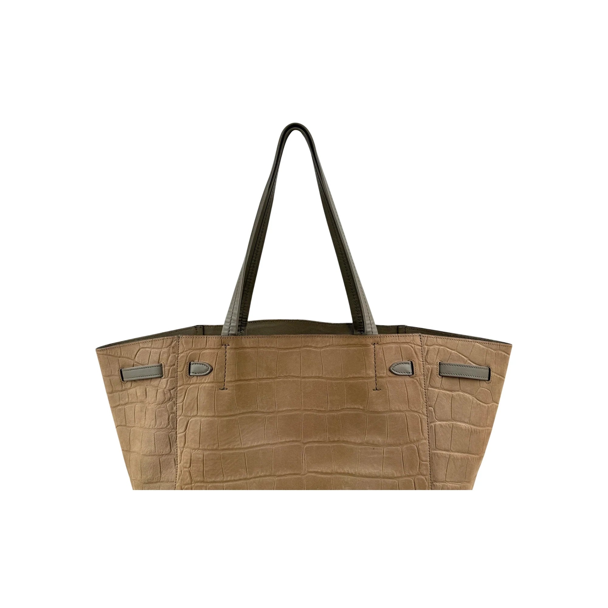 Celine Embossed Small Cabas Phantom Tote