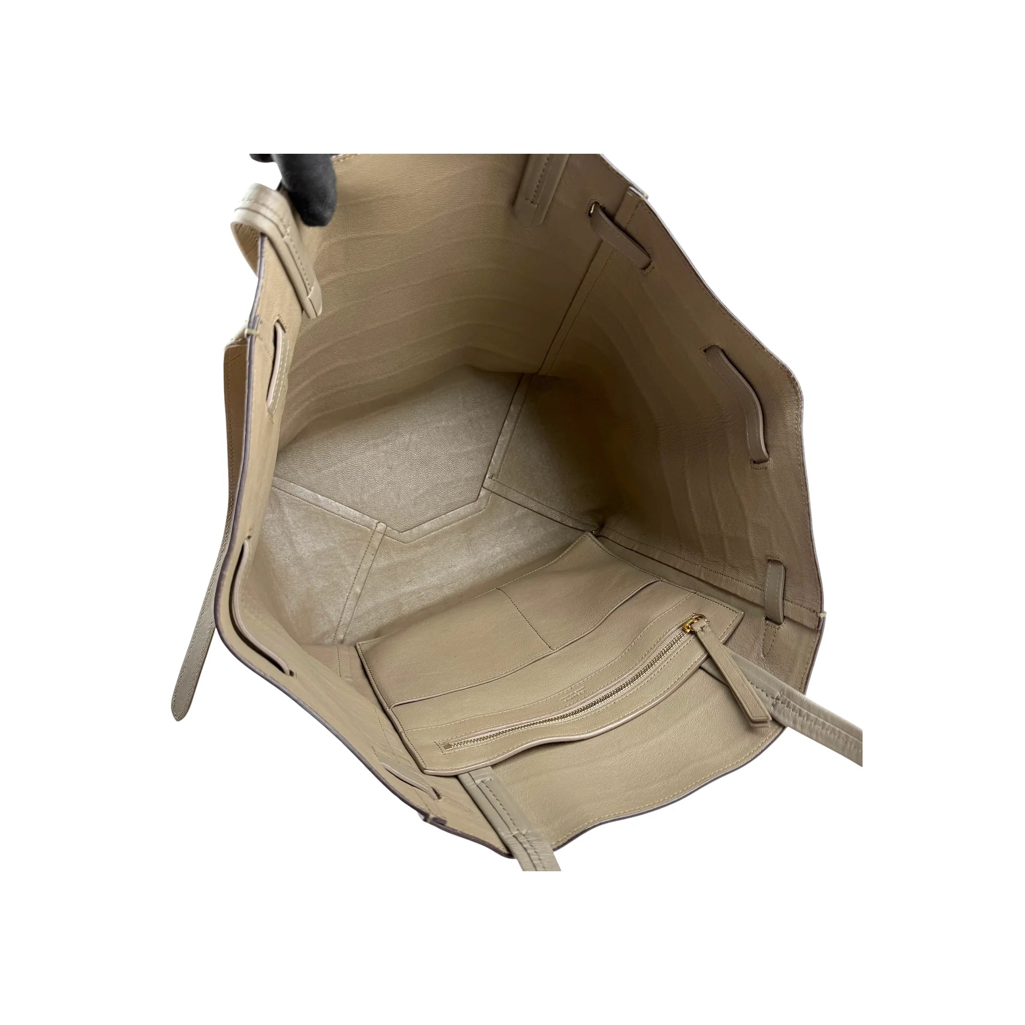Celine Embossed Small Cabas Phantom Tote