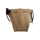 Celine Embossed Small Cabas Phantom Tote
