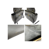 Celine Grey  Grained Calfskin Leather Micro Belt Bag