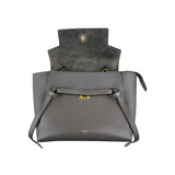 Celine Grey  Grained Calfskin Leather Micro Belt Bag
