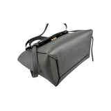 Celine Grey  Grained Calfskin Leather Micro Belt Bag