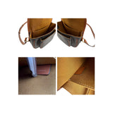Celine Tan Triomphe Coated Canvas Folco Crossbody Bag