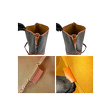 Celine Tan Triomphe Coated Canvas Medium Bucket Bag