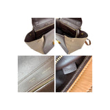 Celine Tri-Color Leather Medium Trapeze Bag