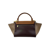 Celine Tri-Color Leather Medium Trapeze Bag
