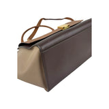 Celine Tri-Color Leather Medium Trapeze Bag