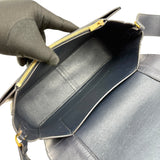 celine frame leather crossbody bag inside