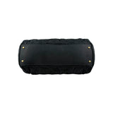 Chanel Chic Quilt Velvet Leather Bowling Bag