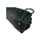 Chanel Chic Quilt Velvet Leather Bowling Bag