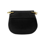 Chloe Black Pebbled Leather Drew Bag