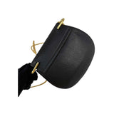 Chloe Black Pebbled Leather Drew Bag