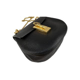 Chloe Black Pebbled Leather Drew Bag