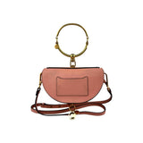 Chloe  Calfskin Nile Bracelet Minaudiere Bag Washed Pink