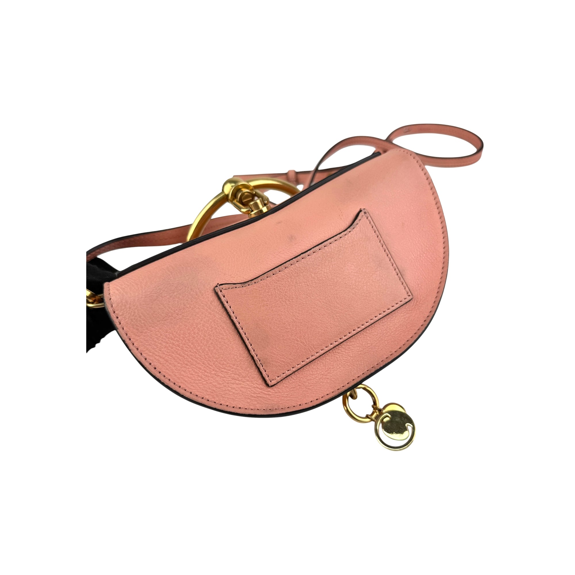 Chloe  Calfskin Nile Bracelet Minaudiere Bag Washed Pink