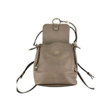Chloé Grey Leather Faye Backpack Medium