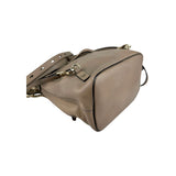 Chloé Grey Leather Faye Backpack Medium