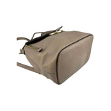 Chloé Grey Leather Faye Backpack Medium