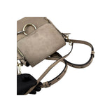 Chloé Grey Leather Faye Backpack Medium