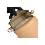 Chloe Motty Camel Leather/Suede Small Nile Bracelet Bag