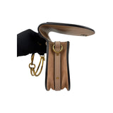 Chloe Motty Camel Leather/Suede Small Nile Bracelet Bag