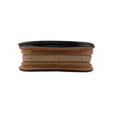Chloe Motty Camel Leather/Suede Small Nile Bracelet Bag