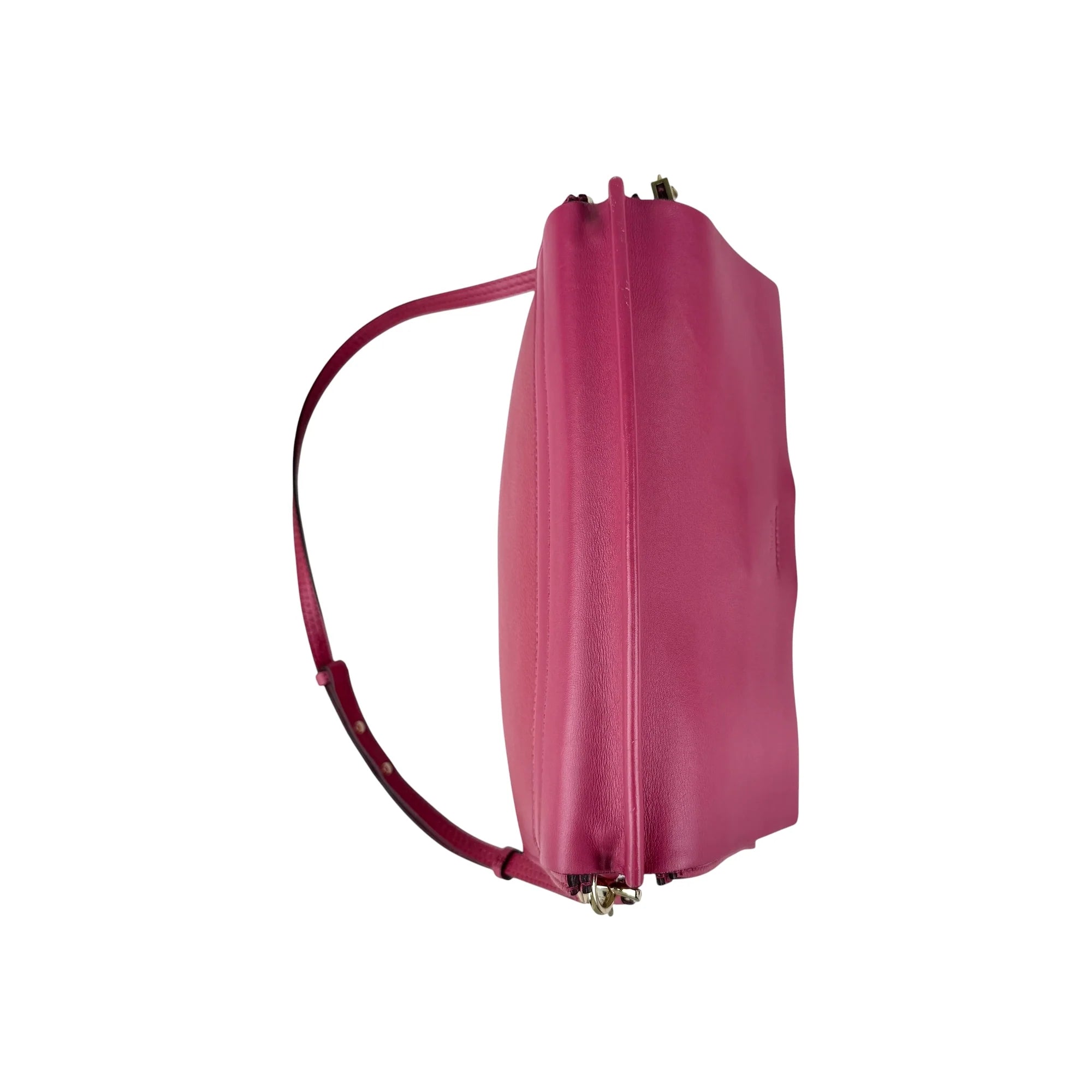 Chloé Pink Leather Faye Shoulder Bag