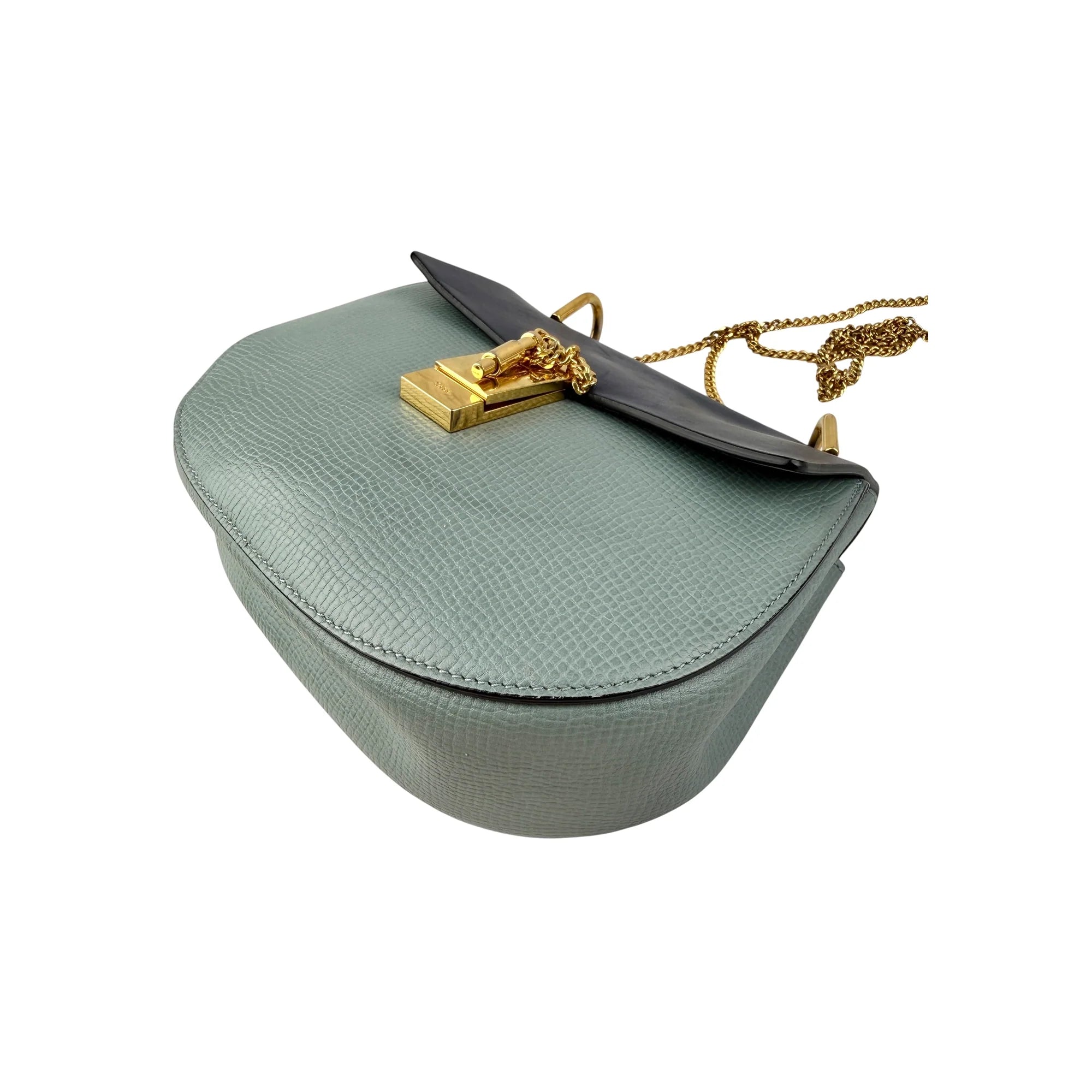Chloe Two Tone Leather Large Drew Shoulder Bag