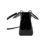 Christian Dior Black Cannage Quilted Patent Leather Lady Dior Bag