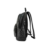 Coach Men's Black West Backpack With Varsity Stripe