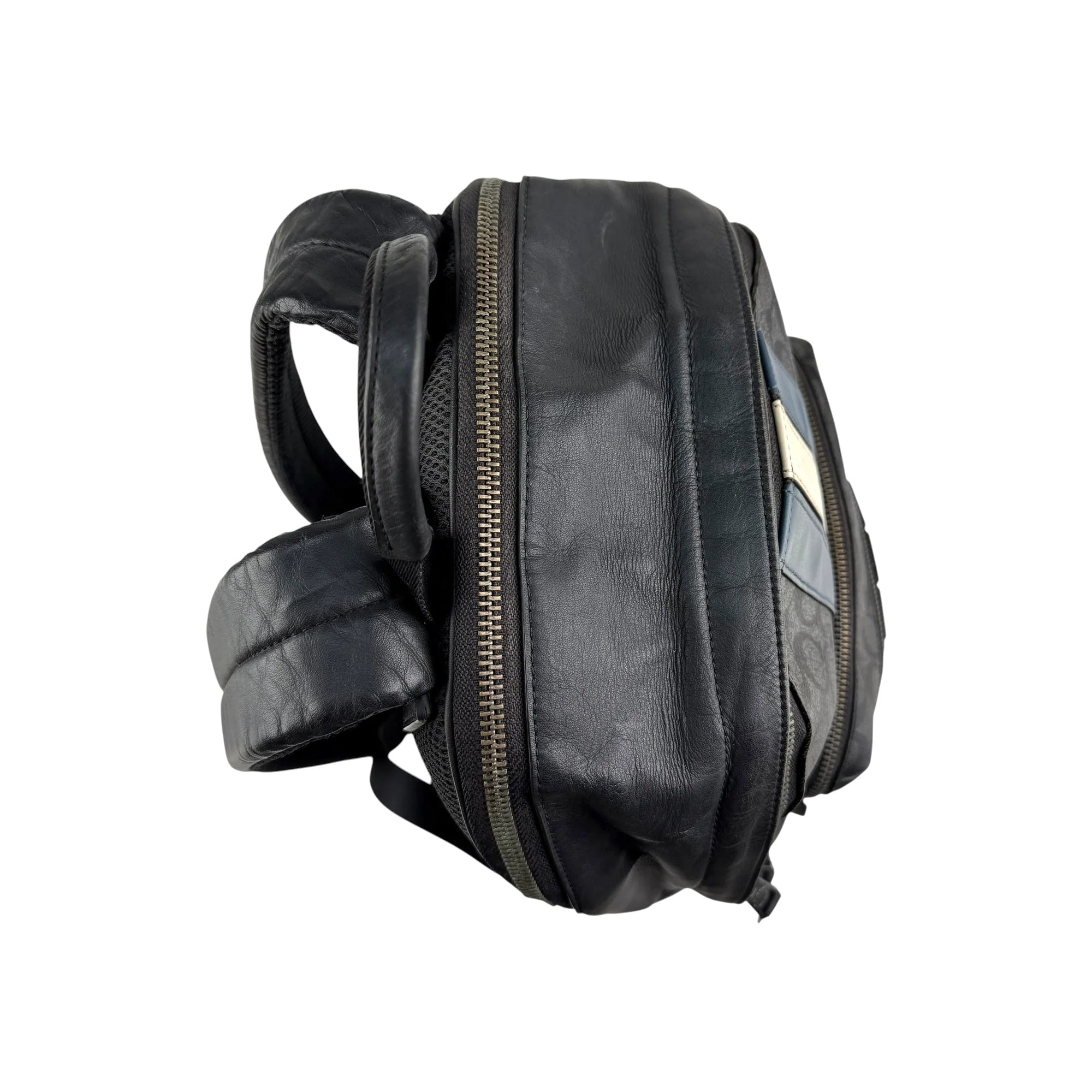 Coach Men's Black West Backpack With Varsity Stripe