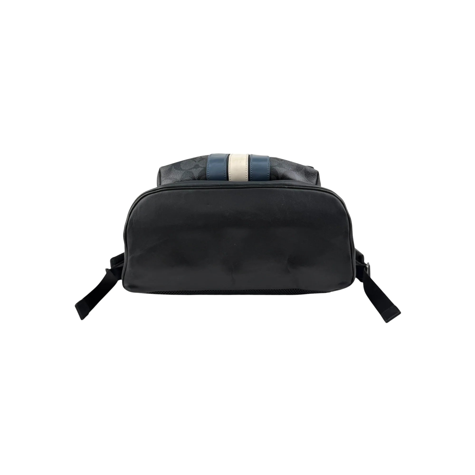Coach Men's Black West Backpack With Varsity Stripe