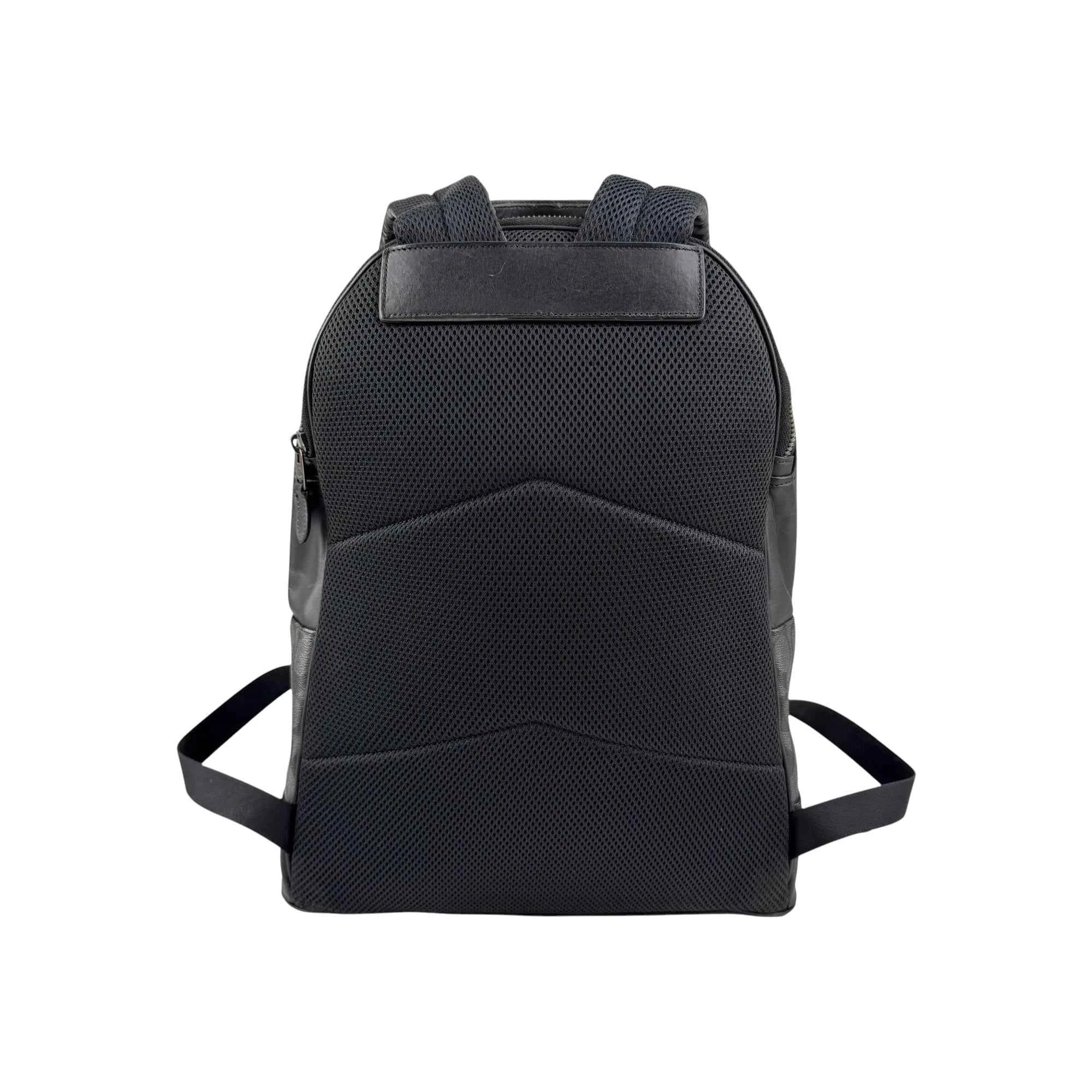 Coach Men's Black West Backpack With Varsity Stripe