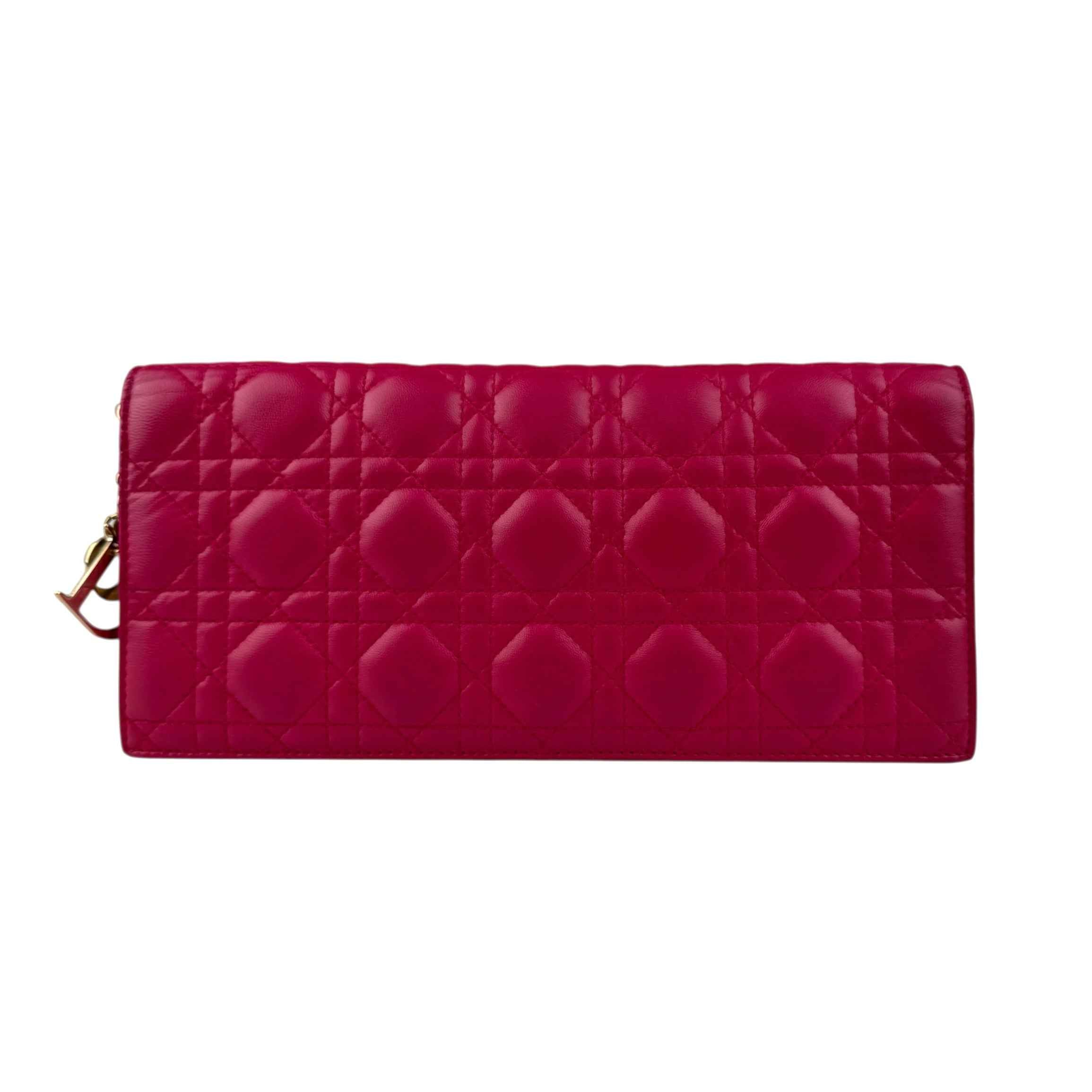 Dior Lady Dior Pouch with Chain Crossbody Bag