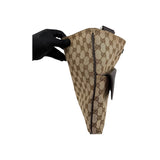 Gucci Beige/Brown GG Canvas Web Messenger Bag