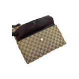 Gucci Beige/Brown GG Canvas Web Messenger Bag