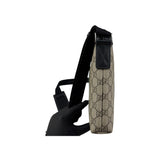 Gucci Beige/Brown GG Coated Canvas Vintage Web Flat Messenger Bag