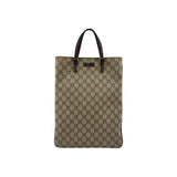Gucci Beige/Ebony GG Coated Canvas Flat Small Tote Bag