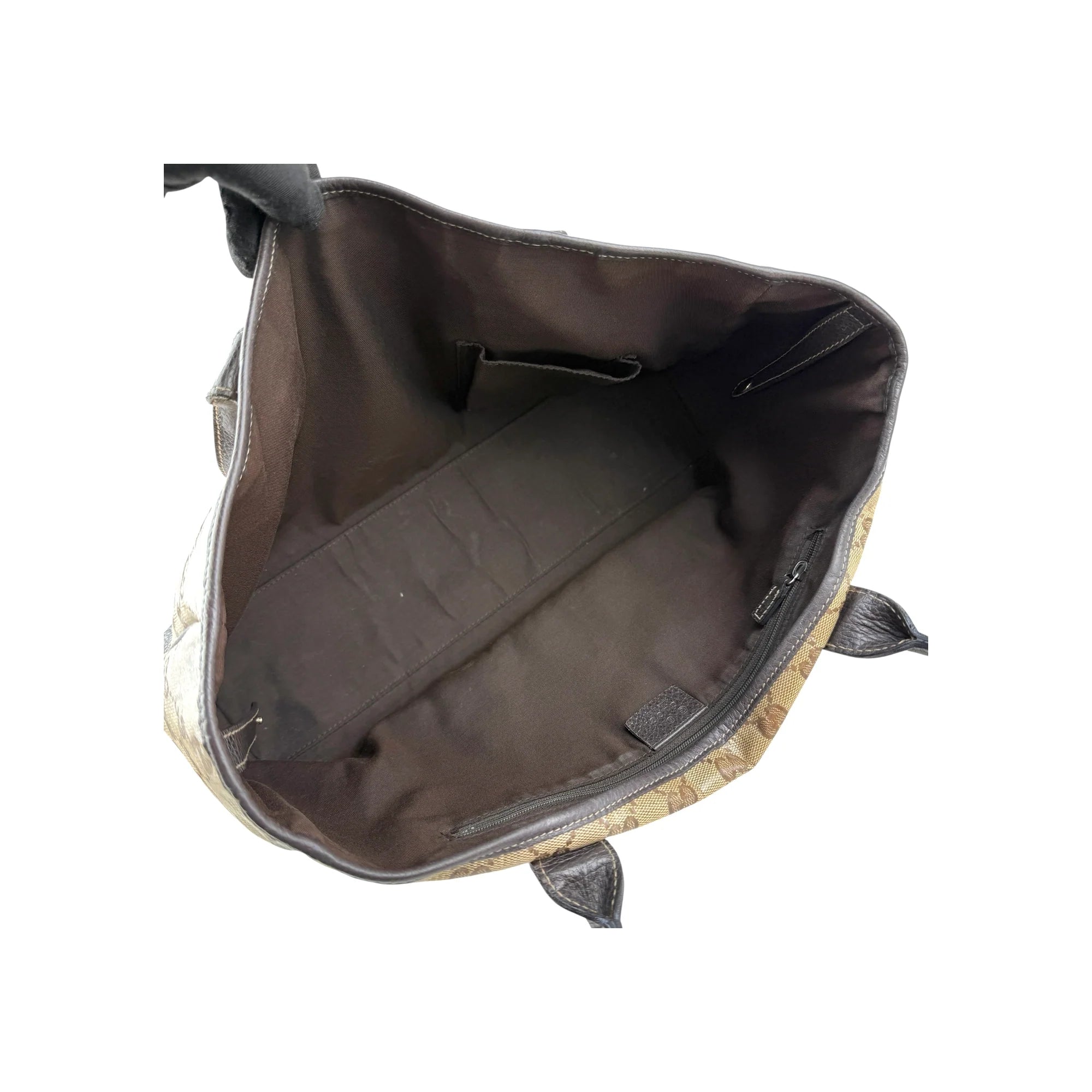 Gucci Beige/Ebony GG Crystal Coated Canvas Princy Medium Tote Bag