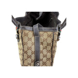 Gucci Beige GG Canvas Web Match Ball Hobo