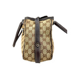 Gucci Beige GG Canvas Web Match Ball Hobo