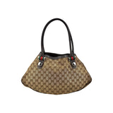 Gucci Beige GG Canvas Web Match Ball Hobo