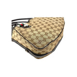 Gucci Beige GG Canvas Web Match Ball Hobo