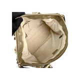 Gucci Beige Gold GG Canvas Sukey Top Handle Bag
