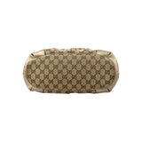 Gucci Beige Gold GG Canvas Sukey Top Handle Bag