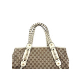 Gucci Beige/Ivory GG Canvas Medium Pelham Shoulder Bag
